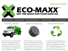 Tablet Screenshot of eco-maxx.com